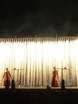 Комплект пиротехнических фонтанов, вертушек, огнепада и огненных фигур на свадьбу от Aurum show 2