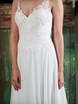 Шифоновое платье в греческом стиле 7850. Силуэт А-силуэт. Цвет Белый / Молочный. Вид 2