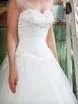 Свадебное платье принцессы с легкой юбкой 1123. Силуэт Пышное. Цвет Белый / Молочный. Вид 2