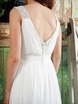 Греческое свадебное платье с высокой талией 5654. Силуэт Греческий. Цвет Белый / Молочный. Вид 2