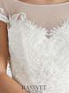 Свадебное платье Агнис. Силуэт А-силуэт. Цвет Белый / Молочный. Вид 5
