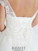 Свадебное платье Агнис. Силуэт А-силуэт. Цвет Белый / Молочный. Вид 6
