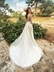 Свадебное платье Etna. Силуэт А-силуэт. Цвет Белый / Молочный. Вид 2
