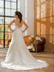 Свадебное платье K25899. Силуэт А-силуэт. Цвет Белый / Молочный. Вид 2