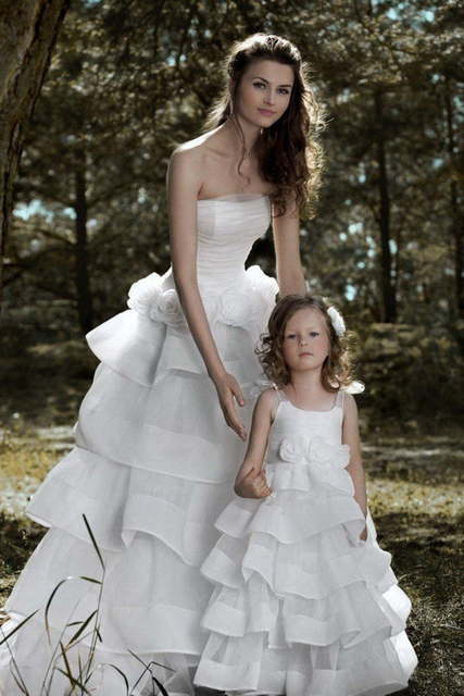 Свадебное платье Легкость. Силуэт А-силуэт. Цвет Белый / Молочный. Вид 1