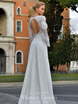 Свадебное платье Saveria. Силуэт Прямое. Цвет Белый / Молочный. Вид 3