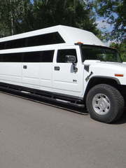 Прокат лимузина Hummer H2 Белый (В полный рост)