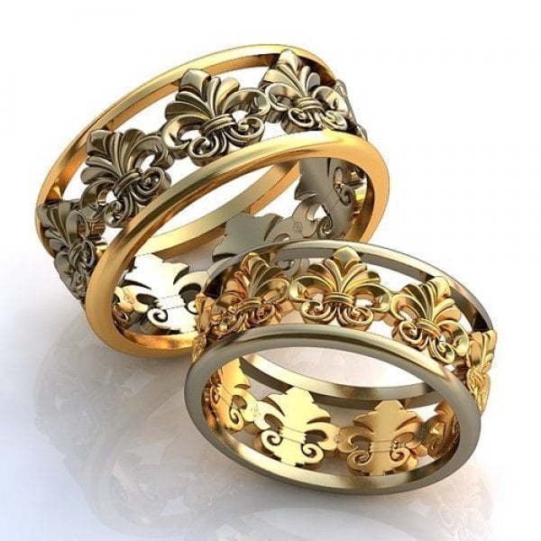 Обручальные кольца золотой телец
